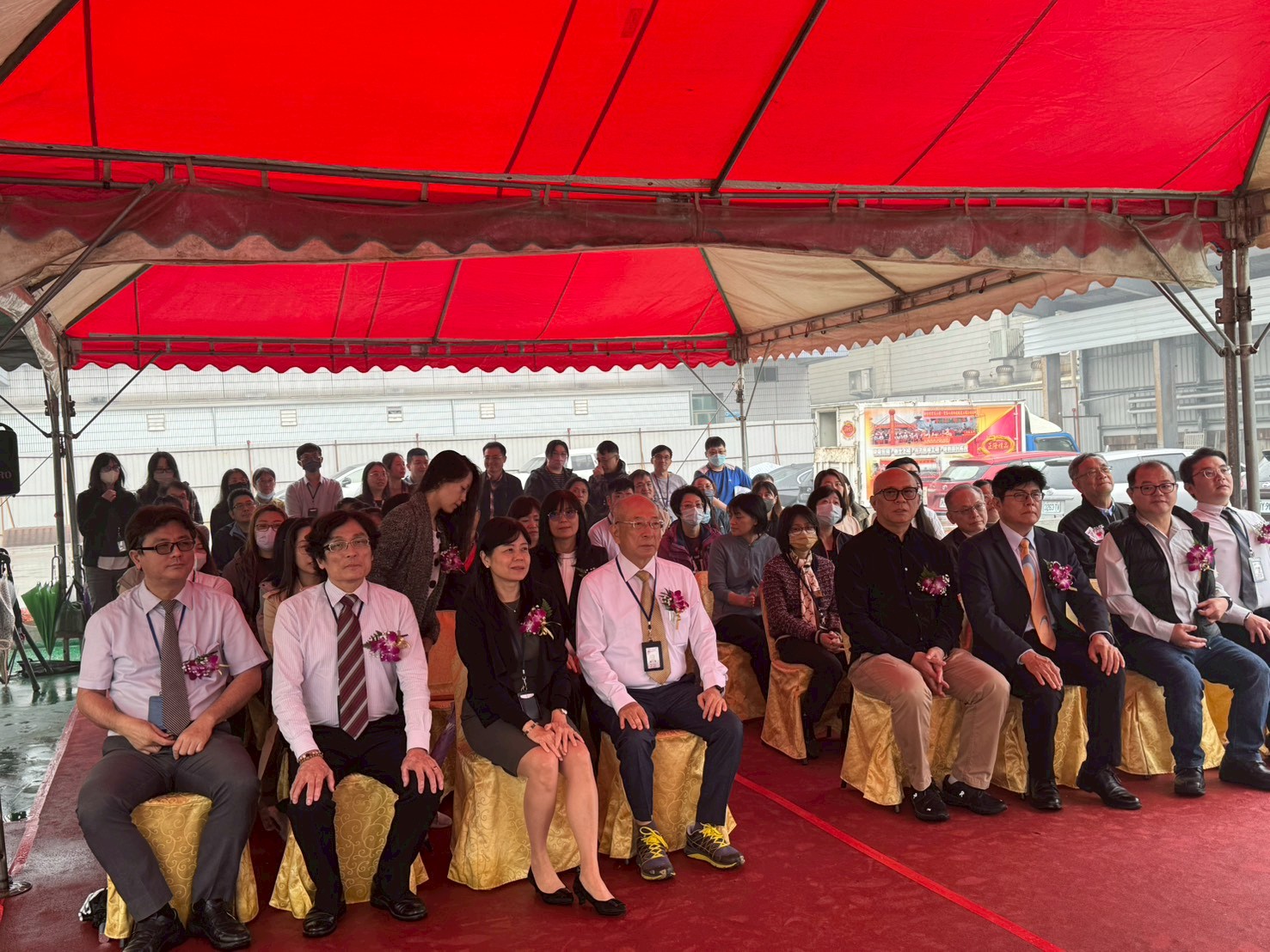 濟生醫藥生技4號自動倉新建工程動土典禮與會人員